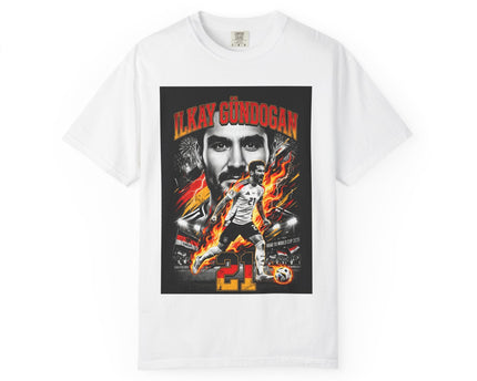 Ilkay Gundogan Soccer Player Graphic T-Shirt, 2026 World Cup Back Print, Germany Flag