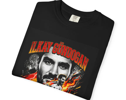 Ilkay Gundogan Soccer Player Graphic T-Shirt, 2026 World Cup Back Print, Germany Flag