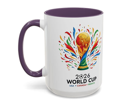 Argentina Vamos Argentina Mug , Accent Coffee Mug, Flag Text Design