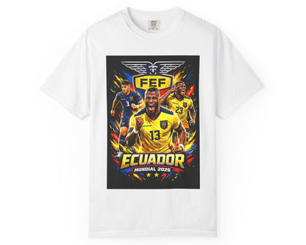 Ecuador Soccer Players T-Shirt, 2026 World Cup Team Tee, Ecuador Flag