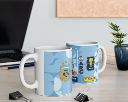 Argentina Soccer Player Enzo Fernández Ceramic Mug —  Fan Gift, World Cup 2026