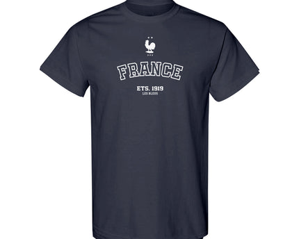 FIFA World Cup 2026 France Year Established Graphic Unisex T-Shirt - Navy