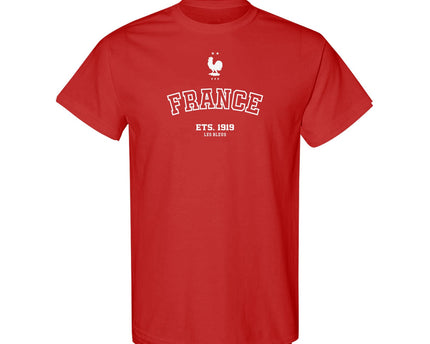 FIFA World Cup 2026 France Year Established Graphic Unisex T-Shirt - Red
