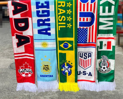 Cape Verde 2026 World Cup Printed Supporters Scarf – Match Day Fan Gear