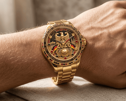Germany Soccer Imperial Edition 2026 Men's Wrist Watch - Customizable Gift for Football Fans