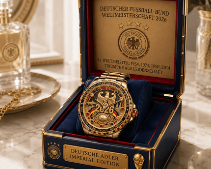Germany Soccer Imperial Edition 2026 Men's Wrist Watch - Customizable Gift for Football Fans