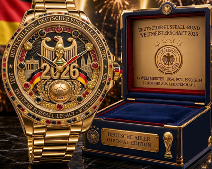 Germany Soccer Imperial Edition 2026 Men's Wrist Watch - Customizable Gift for Football Fans