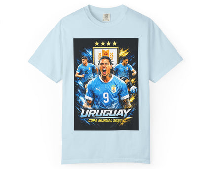 Uruguay National Team Soccer Shirt, World Cup 2026 Tee, Uruguay Flag