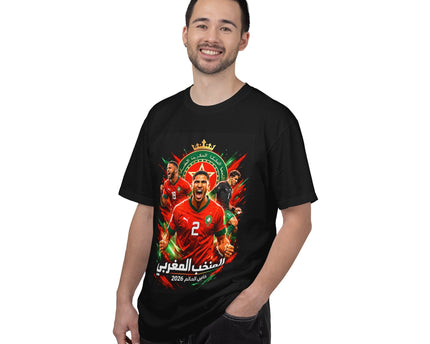 Morocco Football Players T-shirt, 2026 World Cup Soccer Tee, Morocco Flag