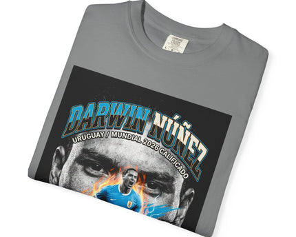 Darwin Nunez 19 Soccer Player T-Shirt, 2026 World Cup Tee, Uruguay Flag