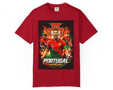 Portugal Football Poster T-Shirt, Ronaldo Mundo 2026 World Cup, CR7, Portugal Flag