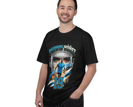 Darwin Nunez 19 Soccer Player T-Shirt, 2026 World Cup Tee, Uruguay Flag
