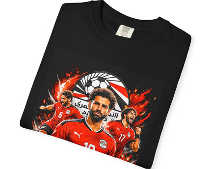 Egypt Football Players T-shirt, 2026 World Cup Back Trophy Design, Egypt Flag