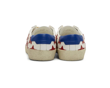 Men's Saint Laurent Court Classic SL06 Red Stars Sneakers