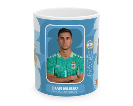 Argentina Soccer Player Juan Musso Mug – Ceramic Coffee Cup, World Cup 2026