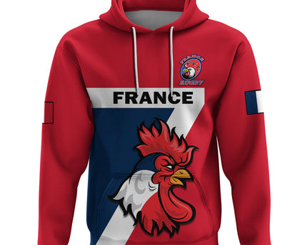 Custom France Rugby 7s Sporty Style Hoodie