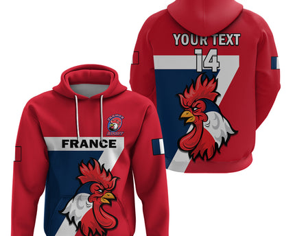 Custom France Rugby 7s Sporty Style Hoodie