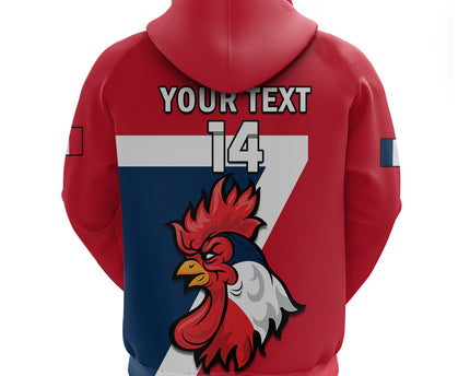 Custom France Rugby 7s Sporty Style Hoodie
