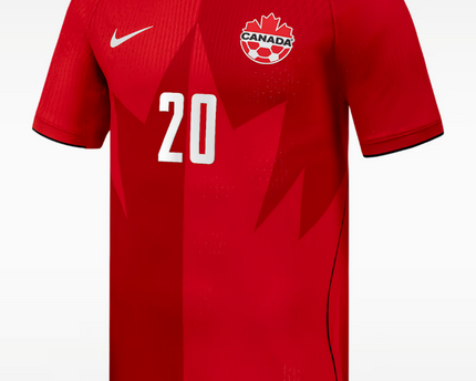 Jonathan David Canada National Team 2026 Home Jersey - Red