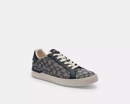 Men's Coach Clip Low-Top Skateboard Blue Sneakers