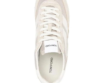 Men's Tom Ford Mick Panelled Light Beige Sneakers