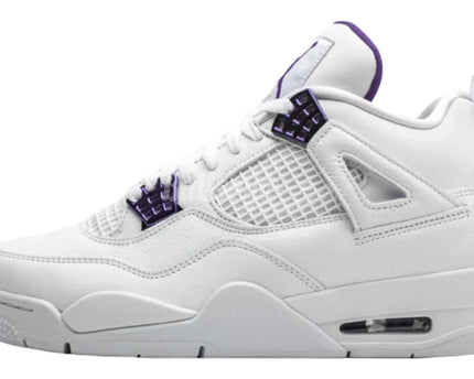 Men's Nike Air Jordan 4 Retro Metallic Purple Shoes