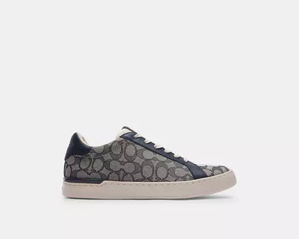 Men's Coach Clip Low-Top Skateboard Blue Sneakers