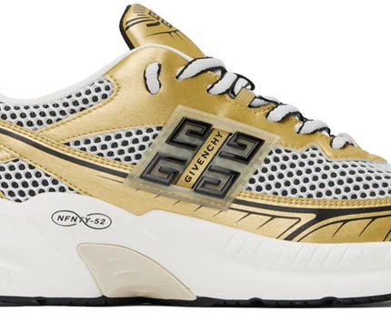 Men's Givenchy Baskets NFNTY-52 Golden White Sneakers