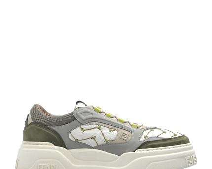 Men's Fendi Roma Match Green Sneakers