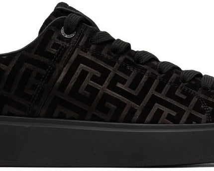Men's Balmain B-Court Jacquard Black Sneaker
