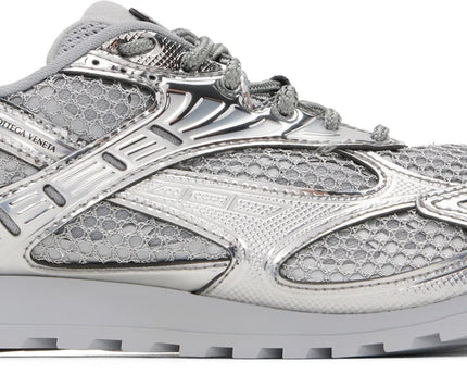 Men’s Bottega Veneta Orbit Silver Sneakers
