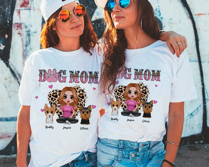Dod Mom - Personalized Customized T-shirt - Gift For Pet Lover Dog Mom Dog Lover