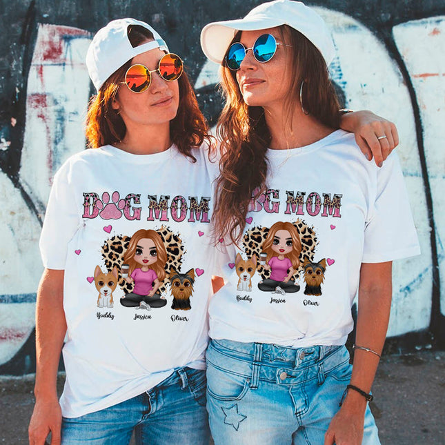 Dod Mom - Personalized Customized T-shirt - Gift For Pet Lover Dog Mom Dog Lover