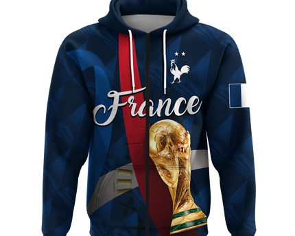 Custom France Football 2022 Hoodie