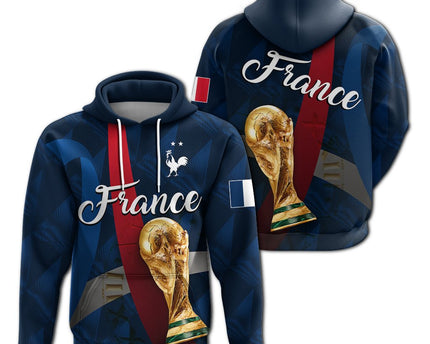 Custom France Football 2022 Hoodie