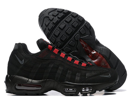 Men's Nike Air Max 95 Black Team Crimson Shoes