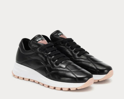 Men's Prada Prax 01 Re-Nylon 'Leather Black' Sneakers