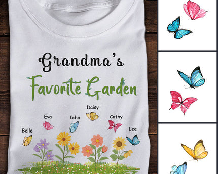 Favorite Garden - Personalized Customized T-shirt - Gift For Garden Lover - Gift For Friend