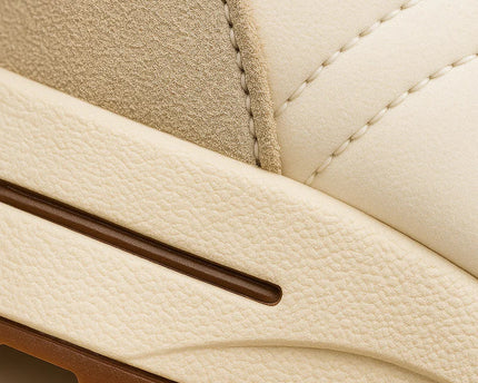 Men's Loro Piana Weekend Walk Beige Sneakers