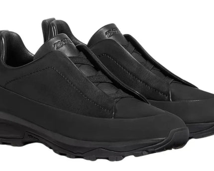 Men's Zegna Triple Stitch™ Monte Black Sneakers