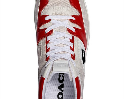 Men's Coach Citysole Mid Top white Red Sneakers