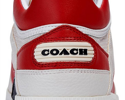 Men's Coach Citysole Mid Top white Red Sneakers