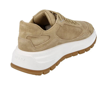 Men's Prada Montecarlo Re-Edition 2005 Leather Beige Sneakers