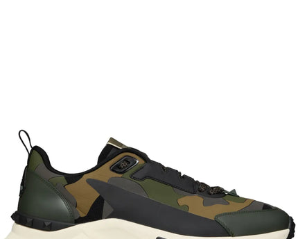 Men's Valentino Garavani Baskets True Act Khaki Multicolor Sneakers