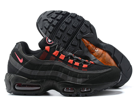 Men's Nike Air Max 95 Black Laser Crimson Shoes