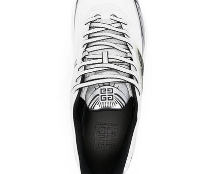 Men's Givenchy Baskets NFNTY-52 White Silver Black Sneakers