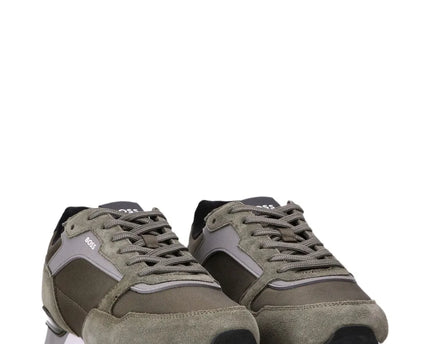 Men’s BOSS Parkour-L Runn Khaki Sneaker
