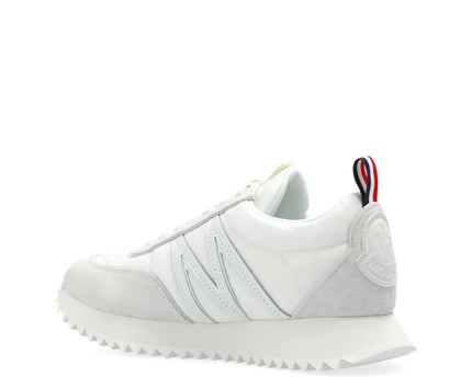 Men's Pacey Nylon & Suede White Sneakers