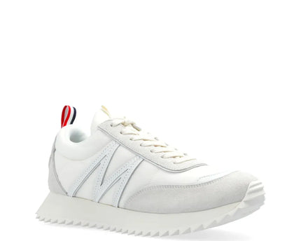 Men's Pacey Nylon & Suede White Sneakers