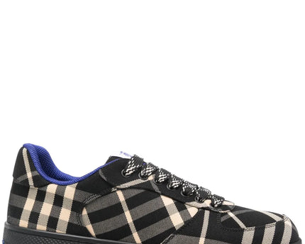 Men’s Burberry Check Terrace Noir Beige Bleu Sneakers